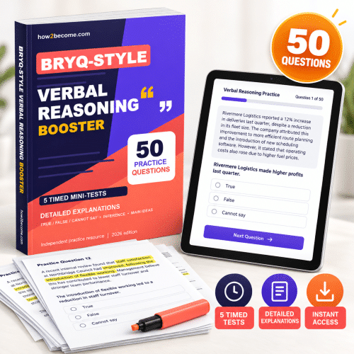 Bryq-Style Verbal Reasoning Booster: 50 additional questions with fully explained answers